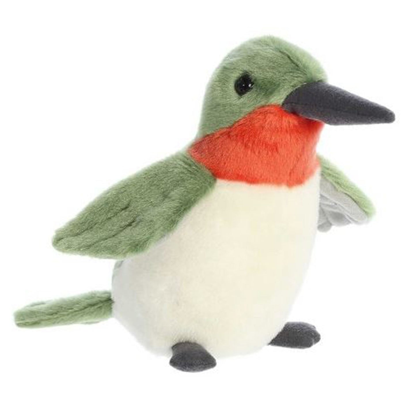 Aurora Small Ruby Throated Hummingbird 7 Inch Plush