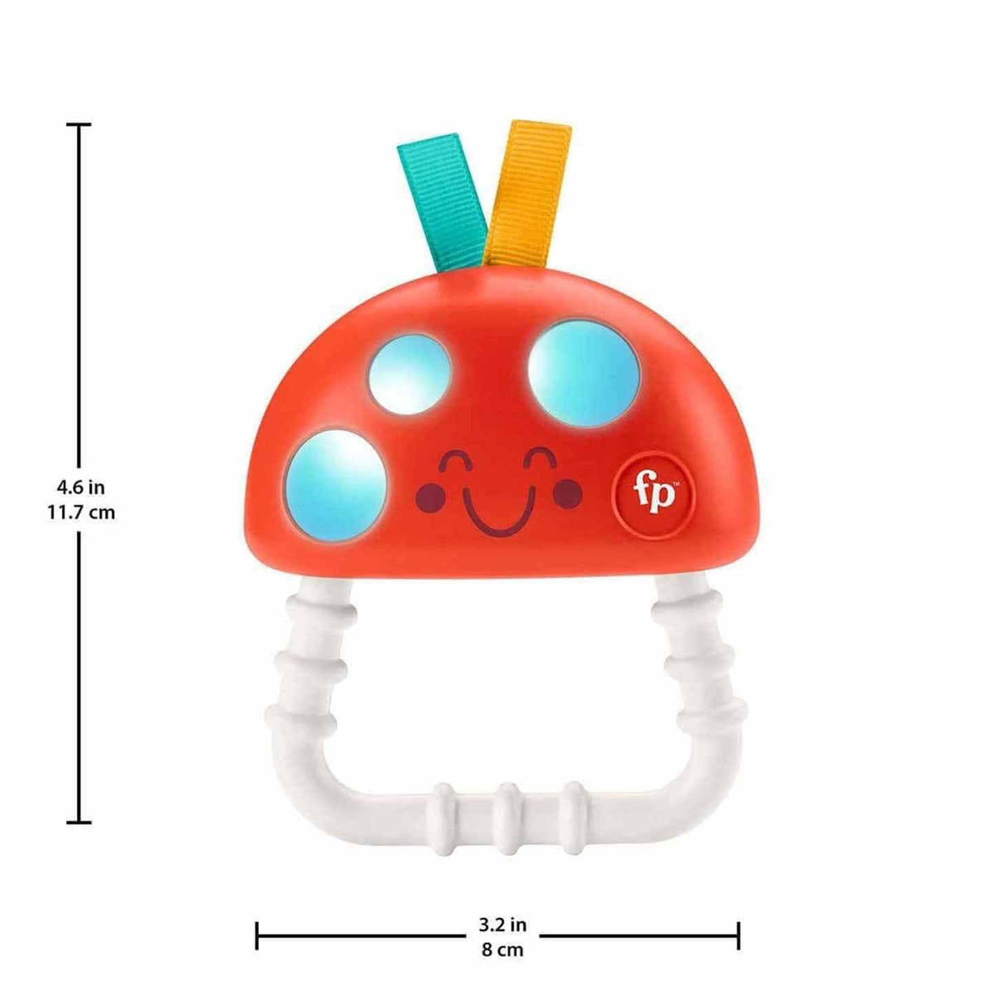 Fisher Price Teethe N Glow Mushroom Teether Toy