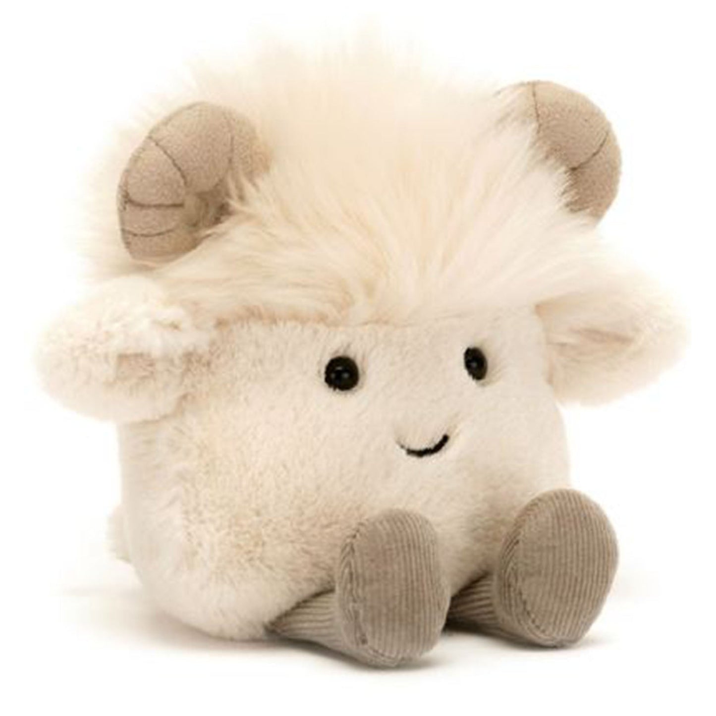 Jellycat Amuseabean Ram 6 Inch Plush Figure