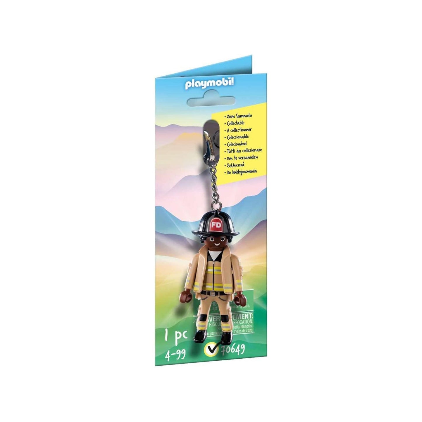 Playmobil Fireman Keychain Set 70649