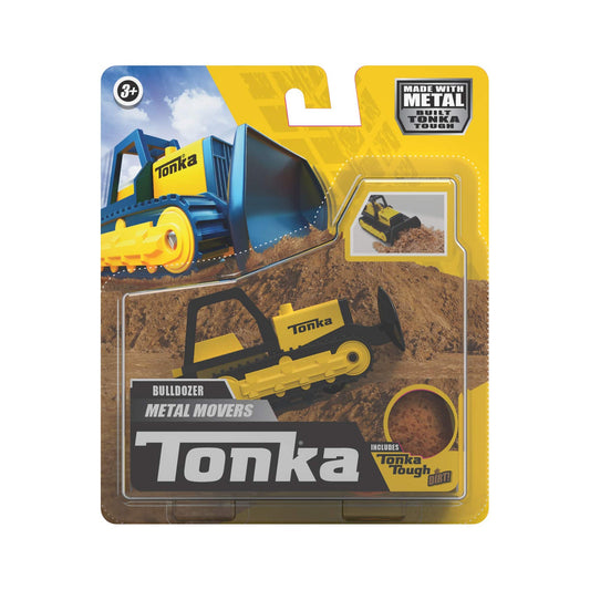 Schylling Tonka Metal Movers Bulldozer Vehicle