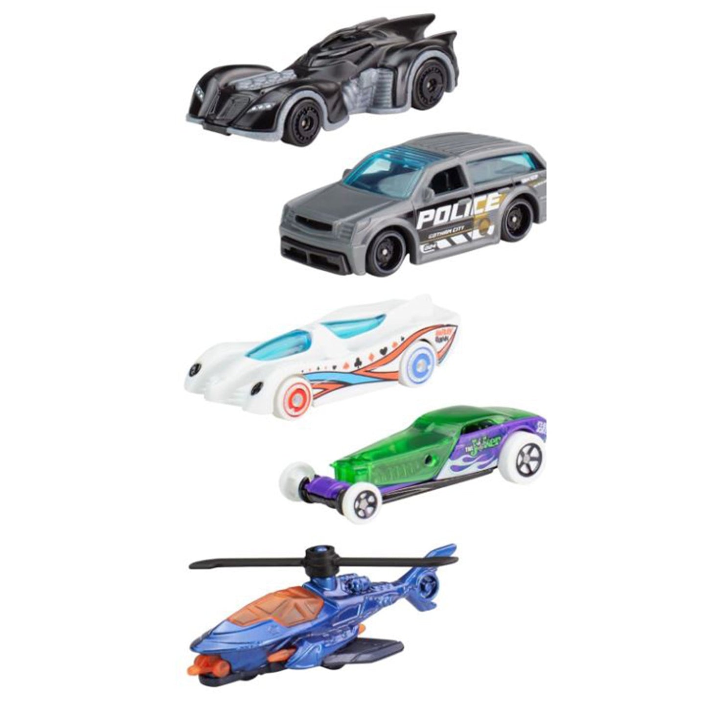 Mattel Hot Wheels Batman 5 Vehicle Set