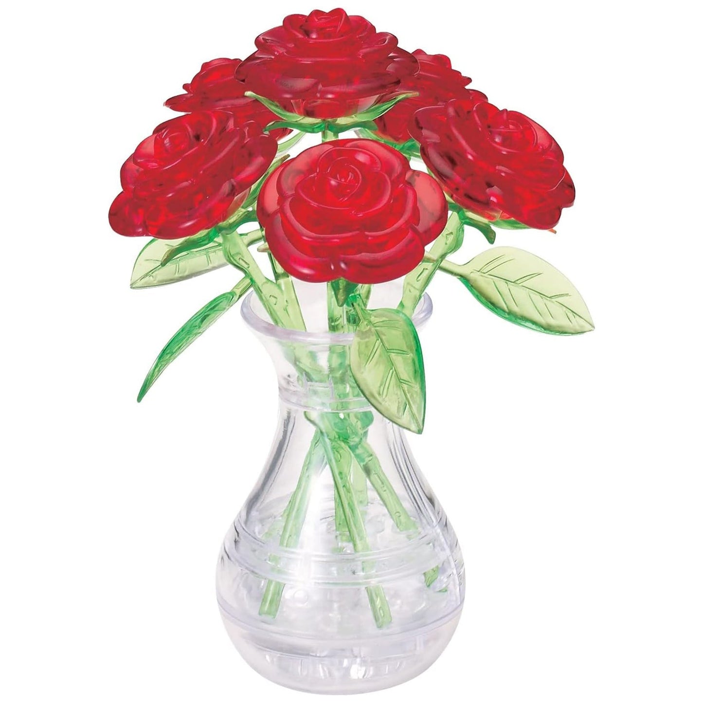 BePuzzled Roses In Vase Level 2 3D Puzzle