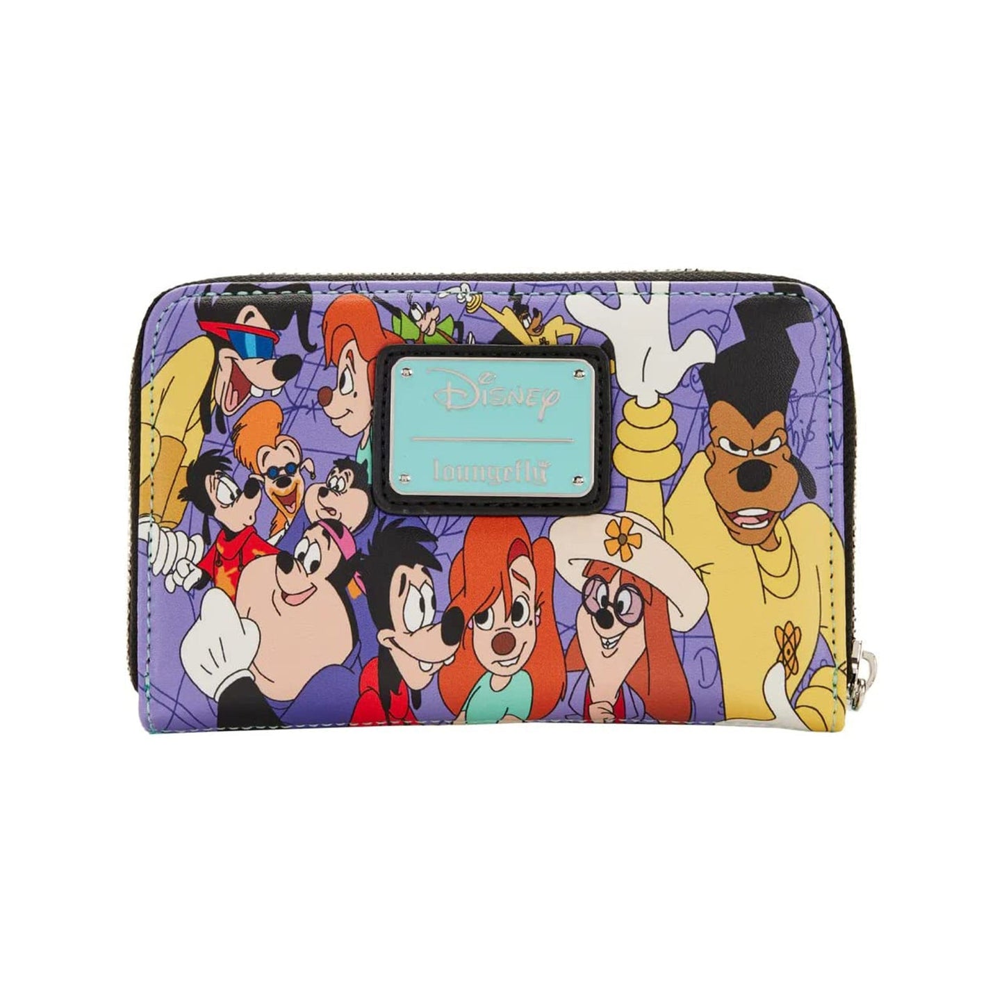 Loungefly Disney Goofy Movie Collage Zip Around Wallet