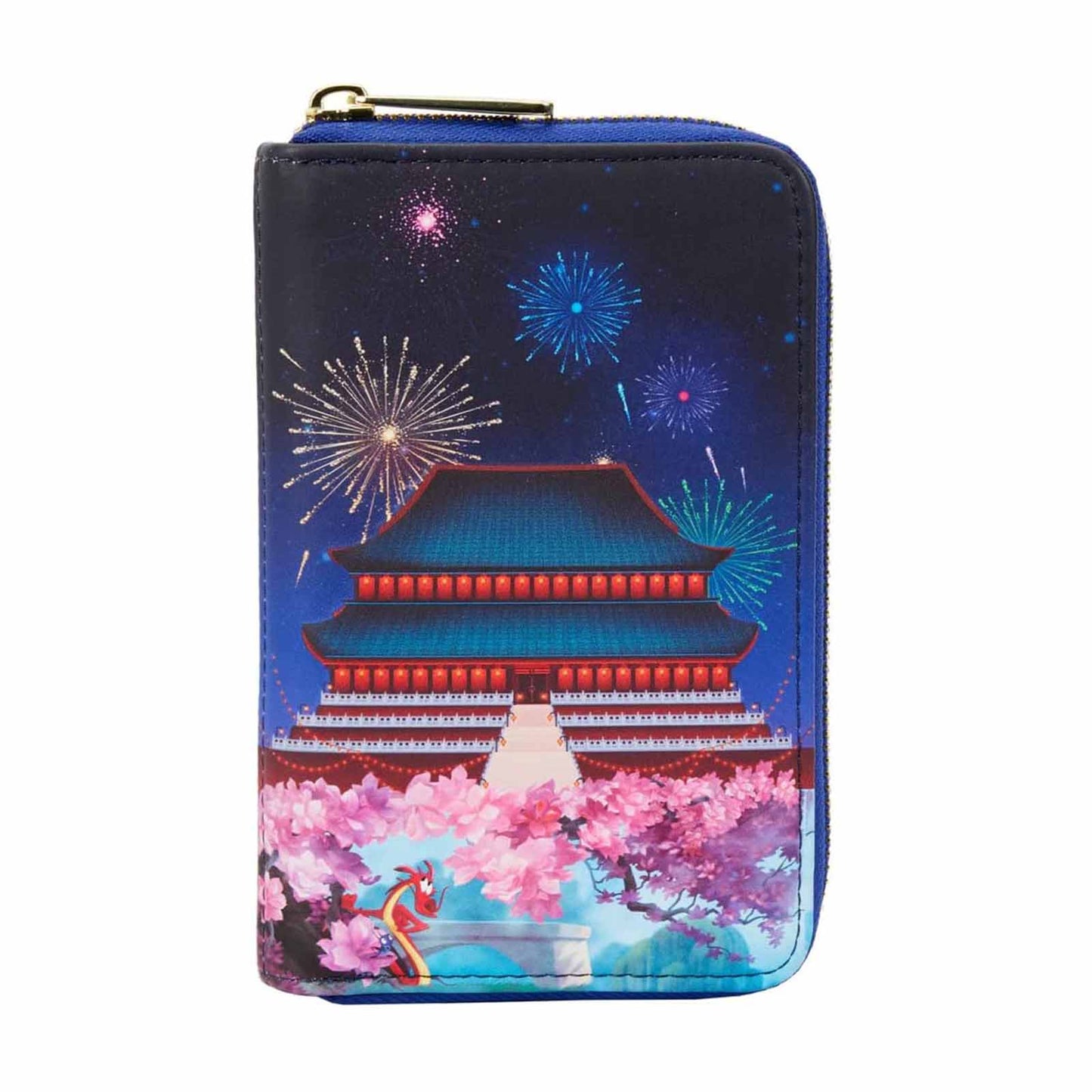 Loungefly Disney Mulan Castle Zip Around Wallet