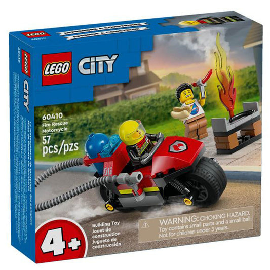 LEGO® City Fire Rescue Motorcycle Building Set 60410