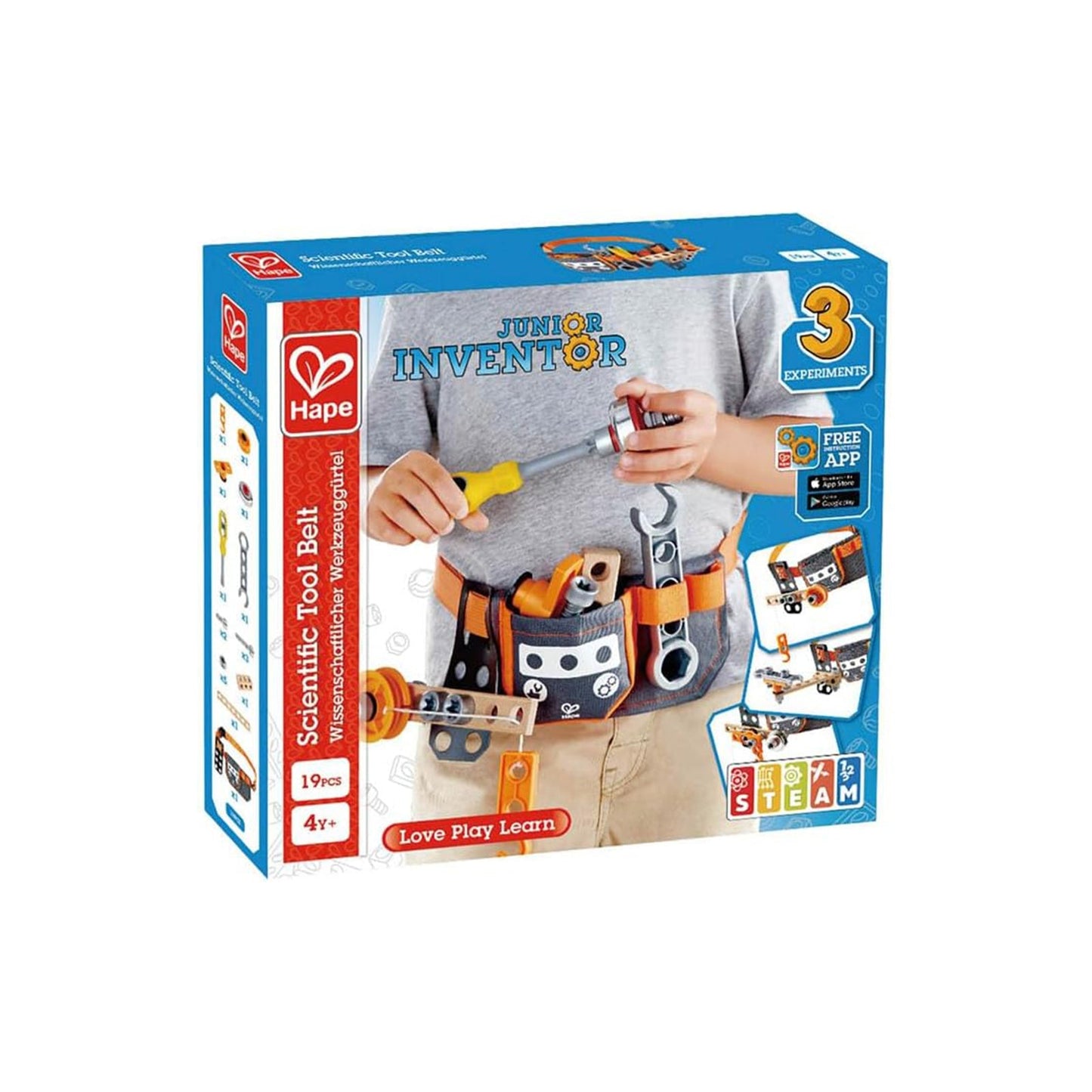 Hape Junior Inventor Scientific Tool Belt Playset