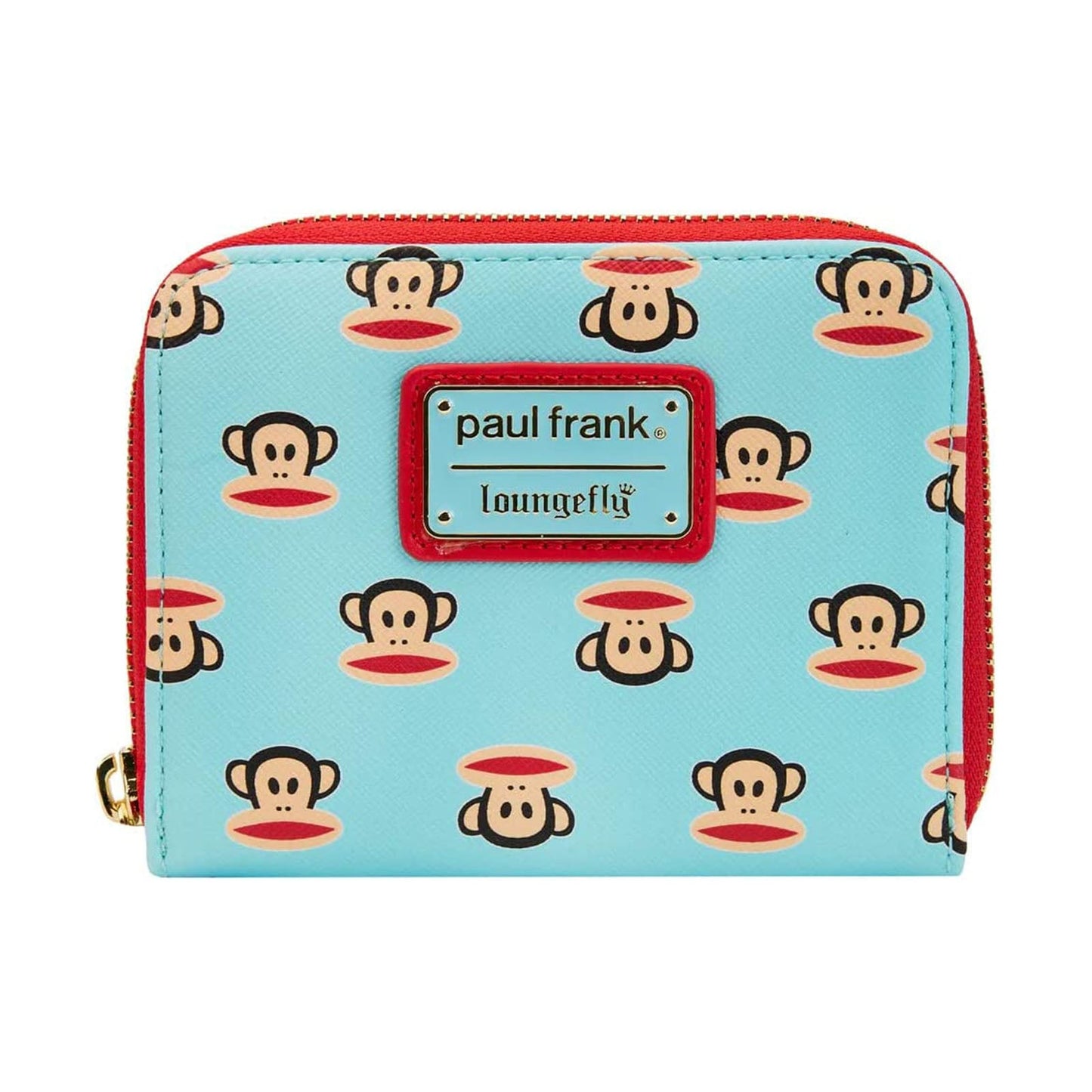 Loungefly Paul Frank Julius Head All Over Print Zip Around Wallet