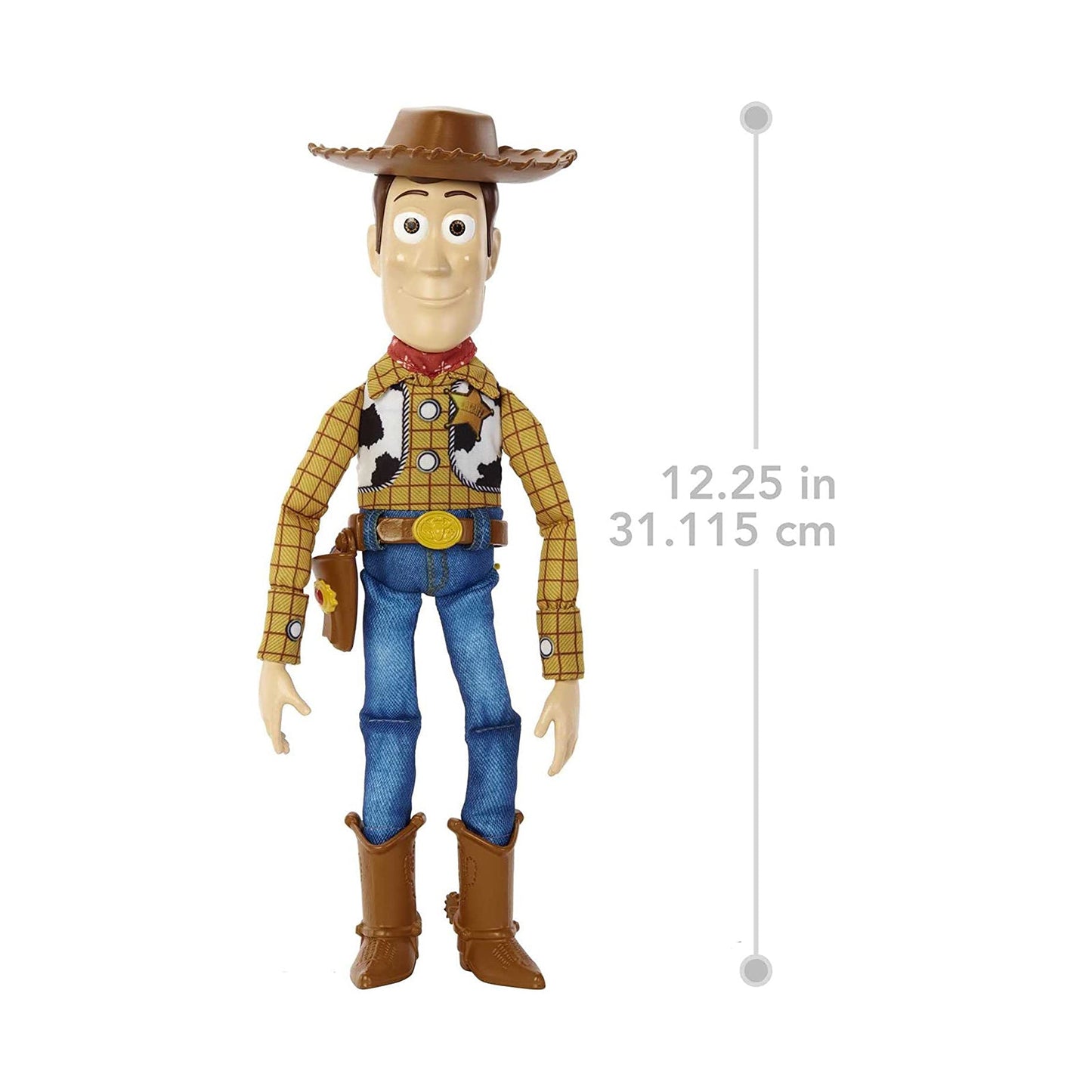 Mattel Pixar Toy Story Roundup Fun Woody 12 Inch Figure