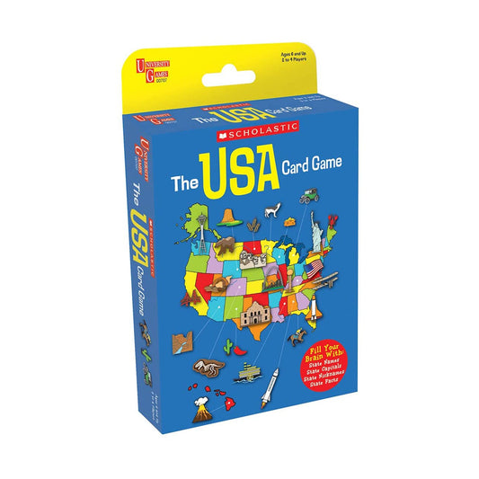 University Games Scholastic The USA Card Game