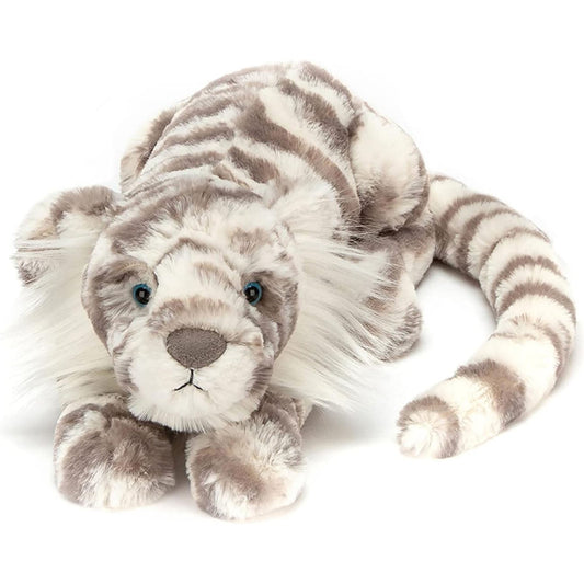 Jellycat Little Sacha Snow Tiger 11 Inch Plush Figure