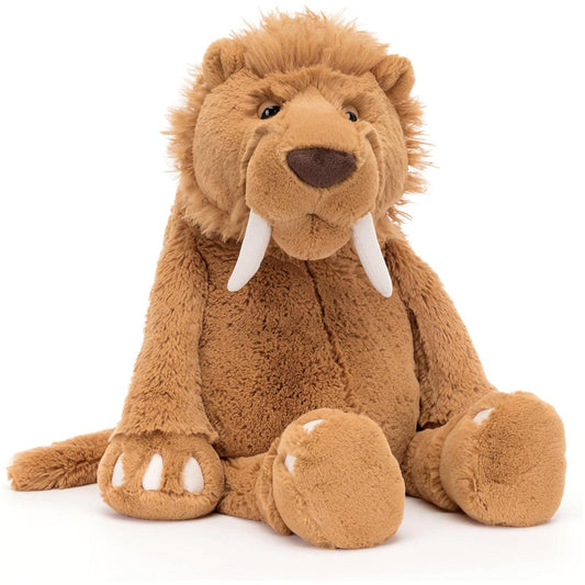 Jellycat Stellan Sabre Tooth Tiger 20 Inch Plush Figure