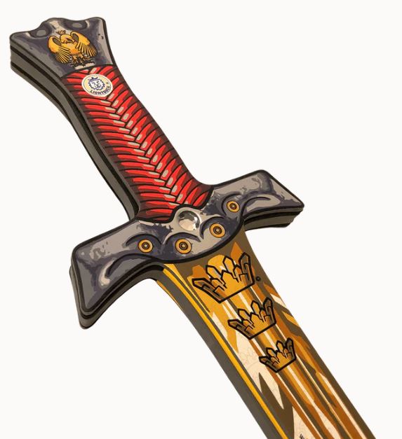 Liontouch Golden Eagle Knight Sword Red