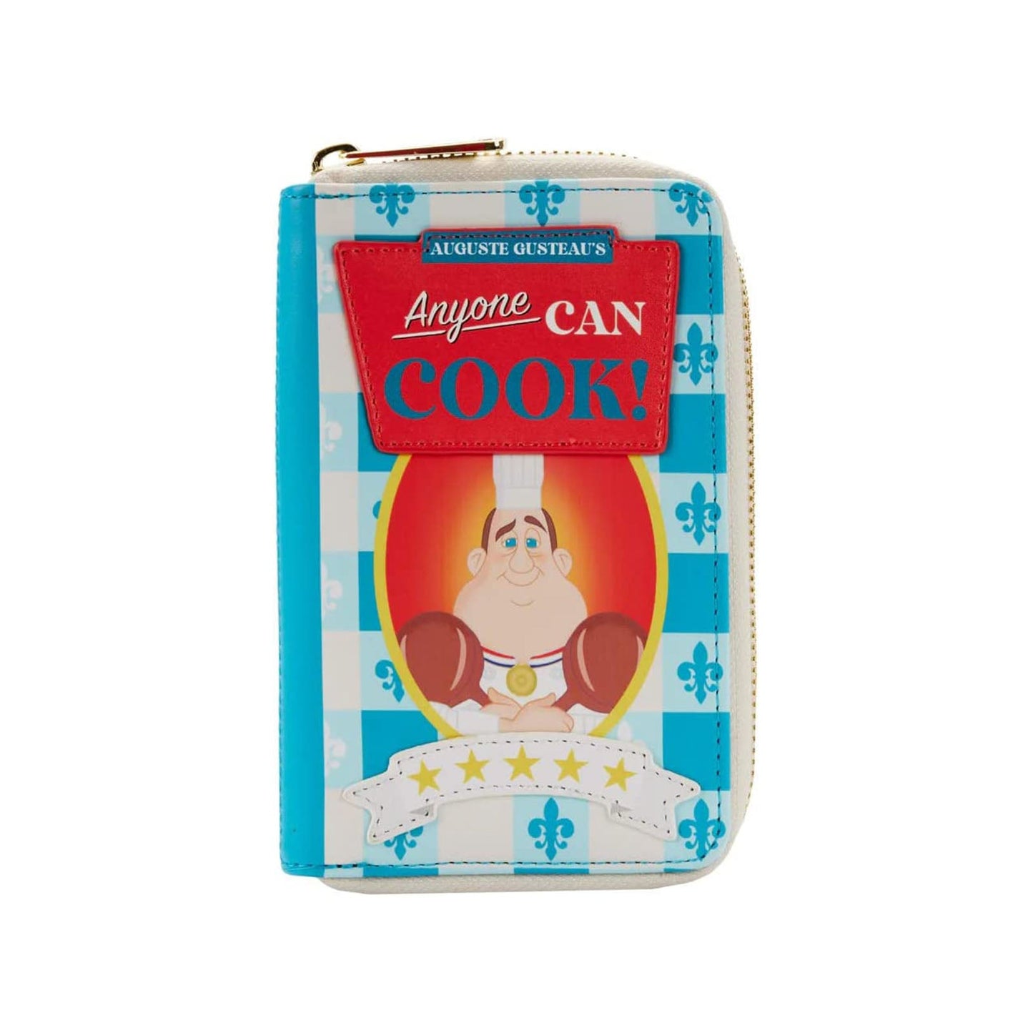 Loungefly Disney Pixar Ratatouille 15th Anniversary Cook Book Zip Around Wallet