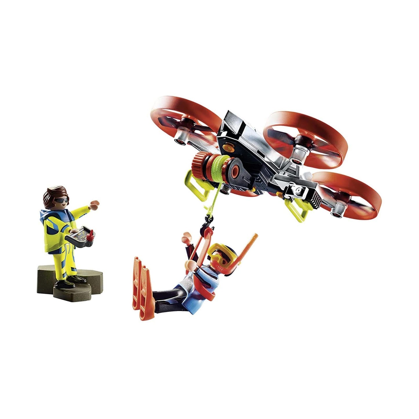 Playmobil City Action Diver Rescue With Drone Building Set 70143