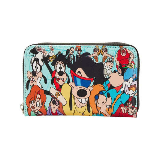 Loungefly Disney Goofy Movie Collage Zip Around Wallet