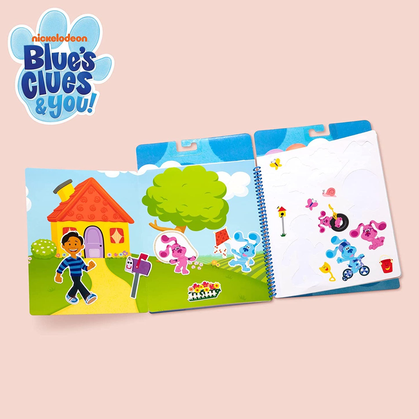 Melissa And Doug Blues Clues And You 80 Reusable Restickable Stickers Set