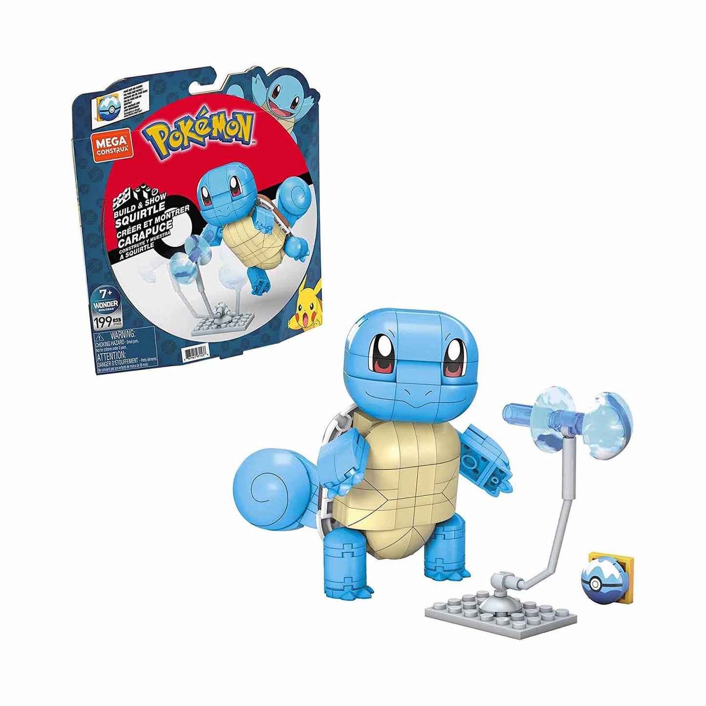 Mega Construx Pokemon Squirtle Build It Set