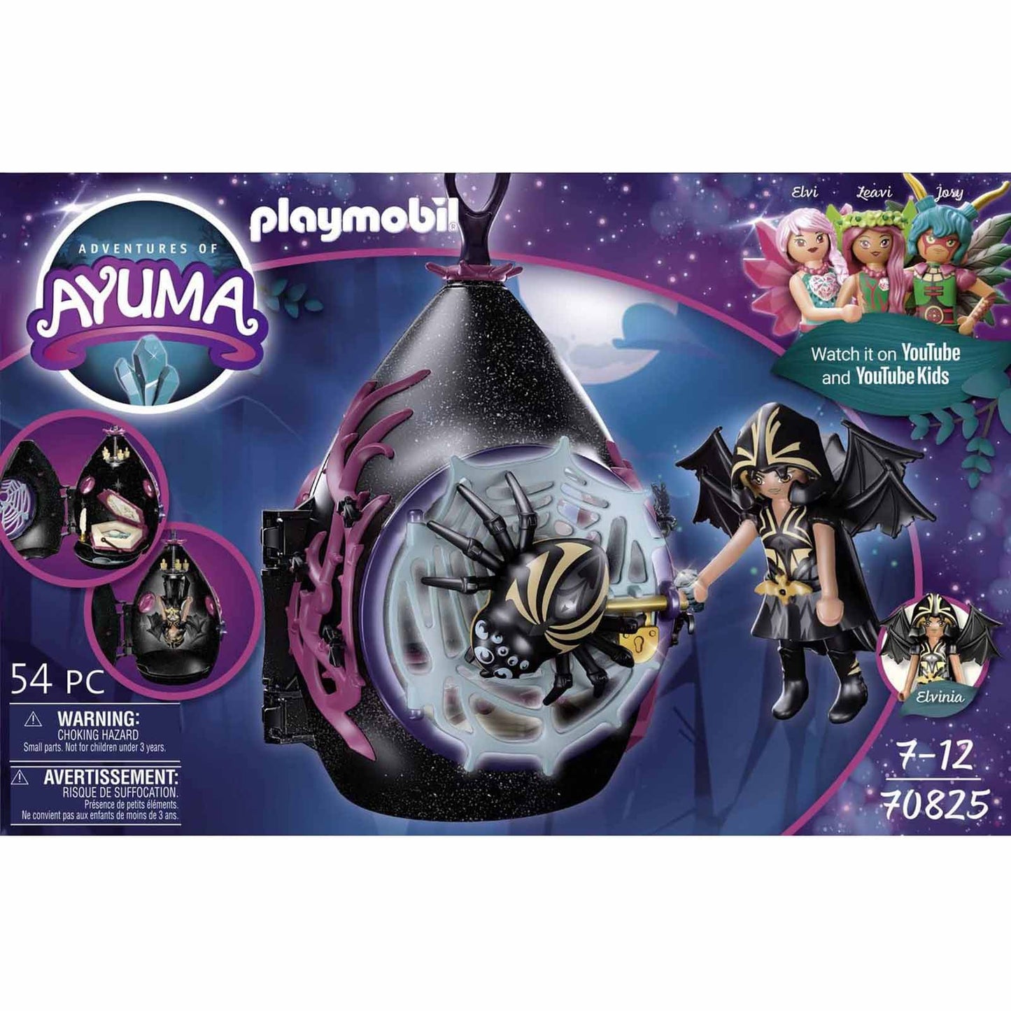 Playmobil Ayuma Bat Fairy House Building Set 70825