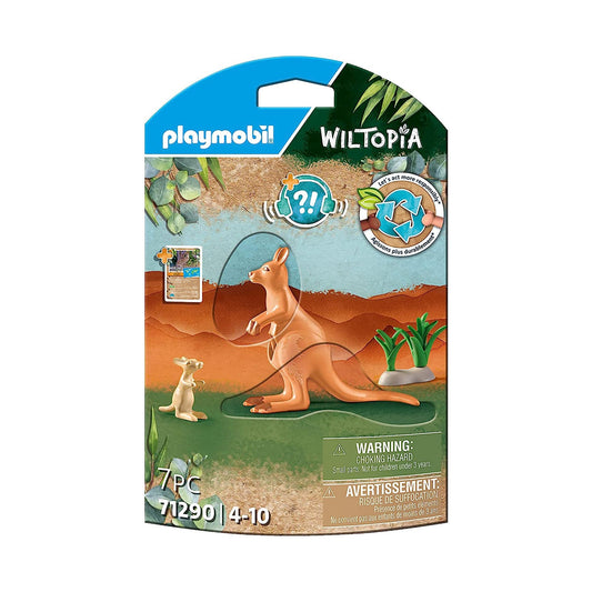 Playmobil Wiltopia Kangaroo With Joey Building Set 71290