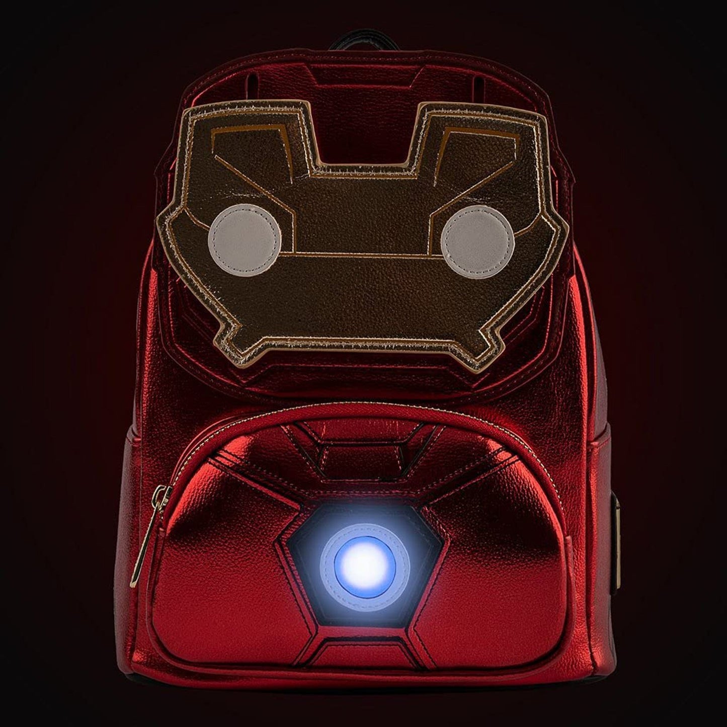 Loungefly Marvel Iron Man Light Up Mini Backpack