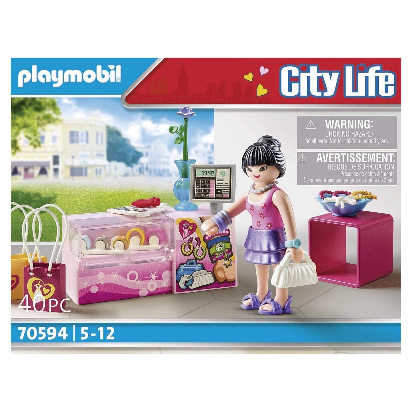 Playmobil City Life Fashion Accessories Building Set 70594