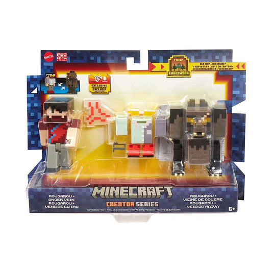 Mattel Minecraft Creator Series Rougarou and Anger Vein Figure Set