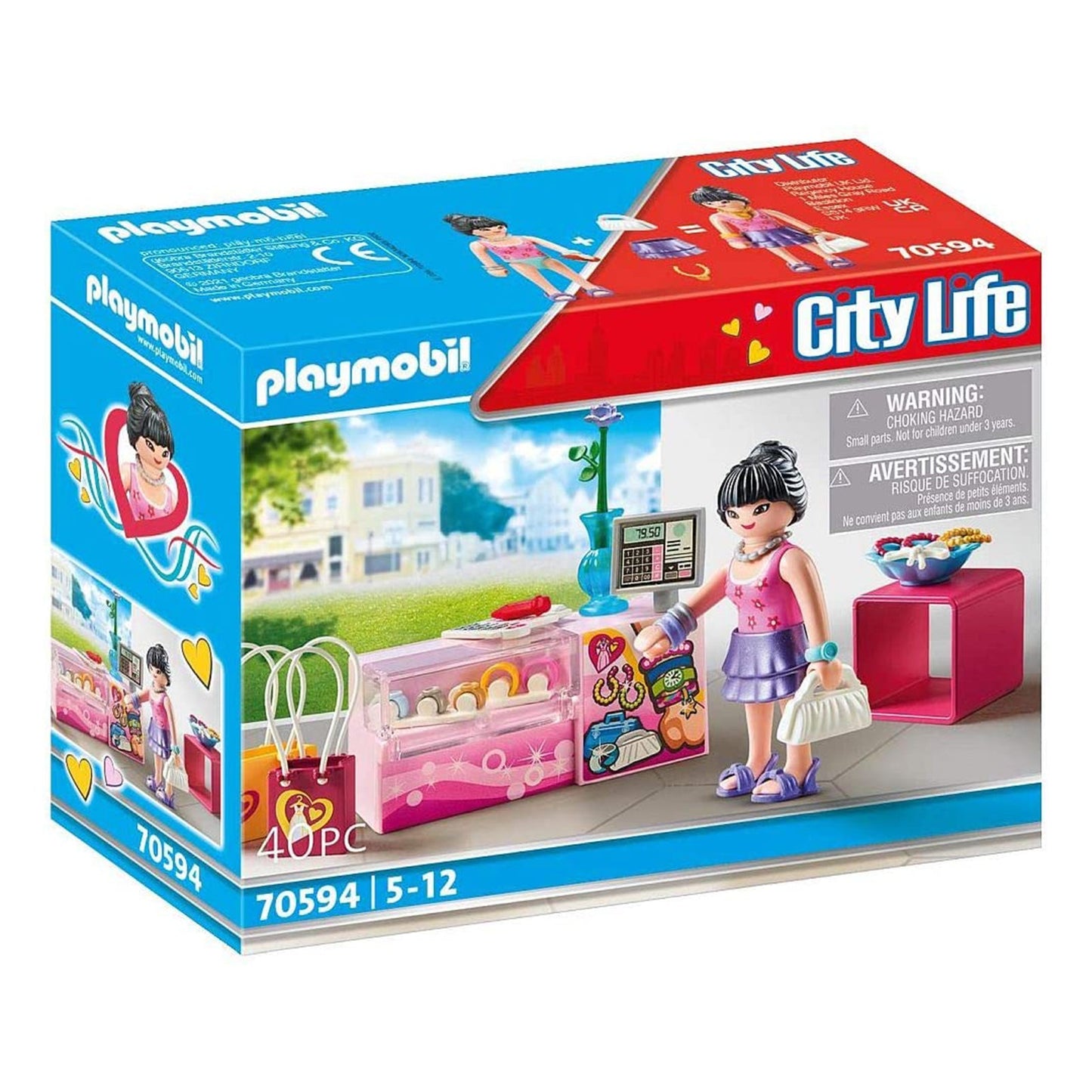 Playmobil City Life Fashion Accessories Building Set 70594