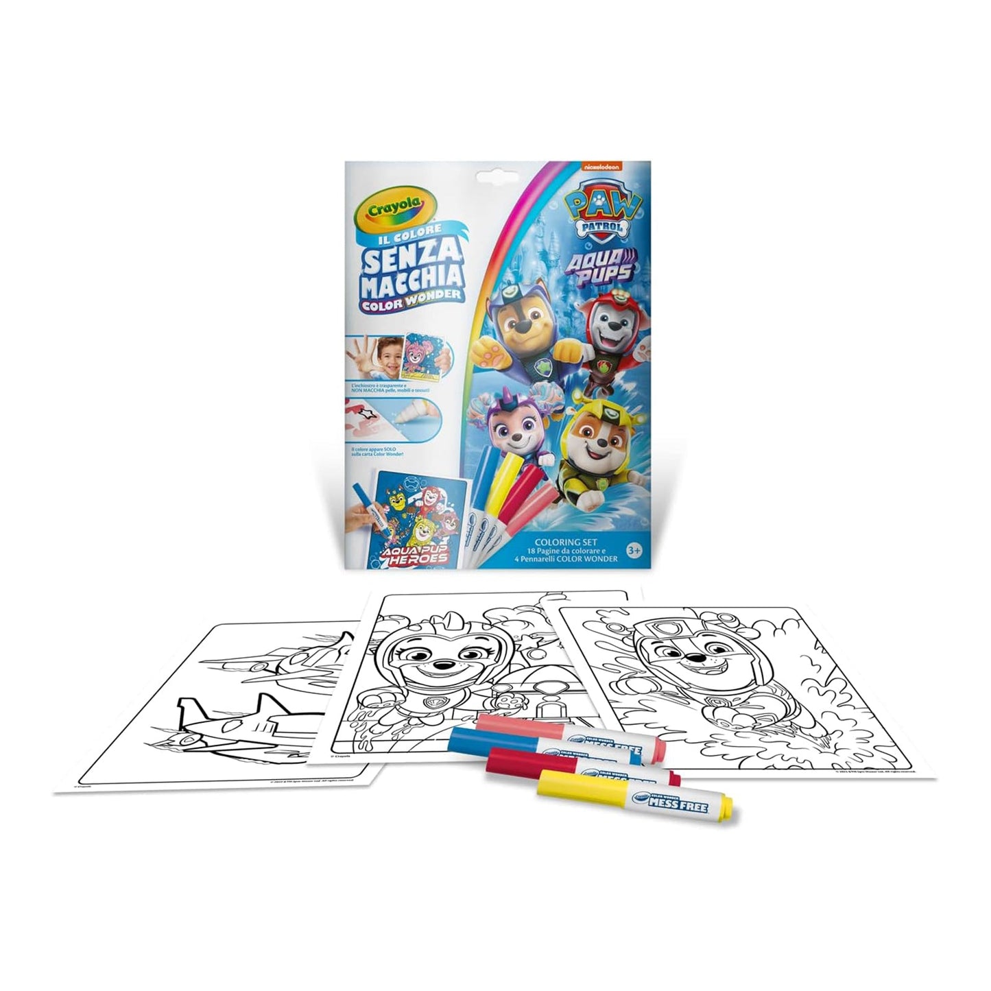 Crayola Color Wonder Paw Patrol Aqua Pups Foldable