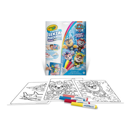 Crayola Color Wonder Paw Patrol Aqua Pups Foldable