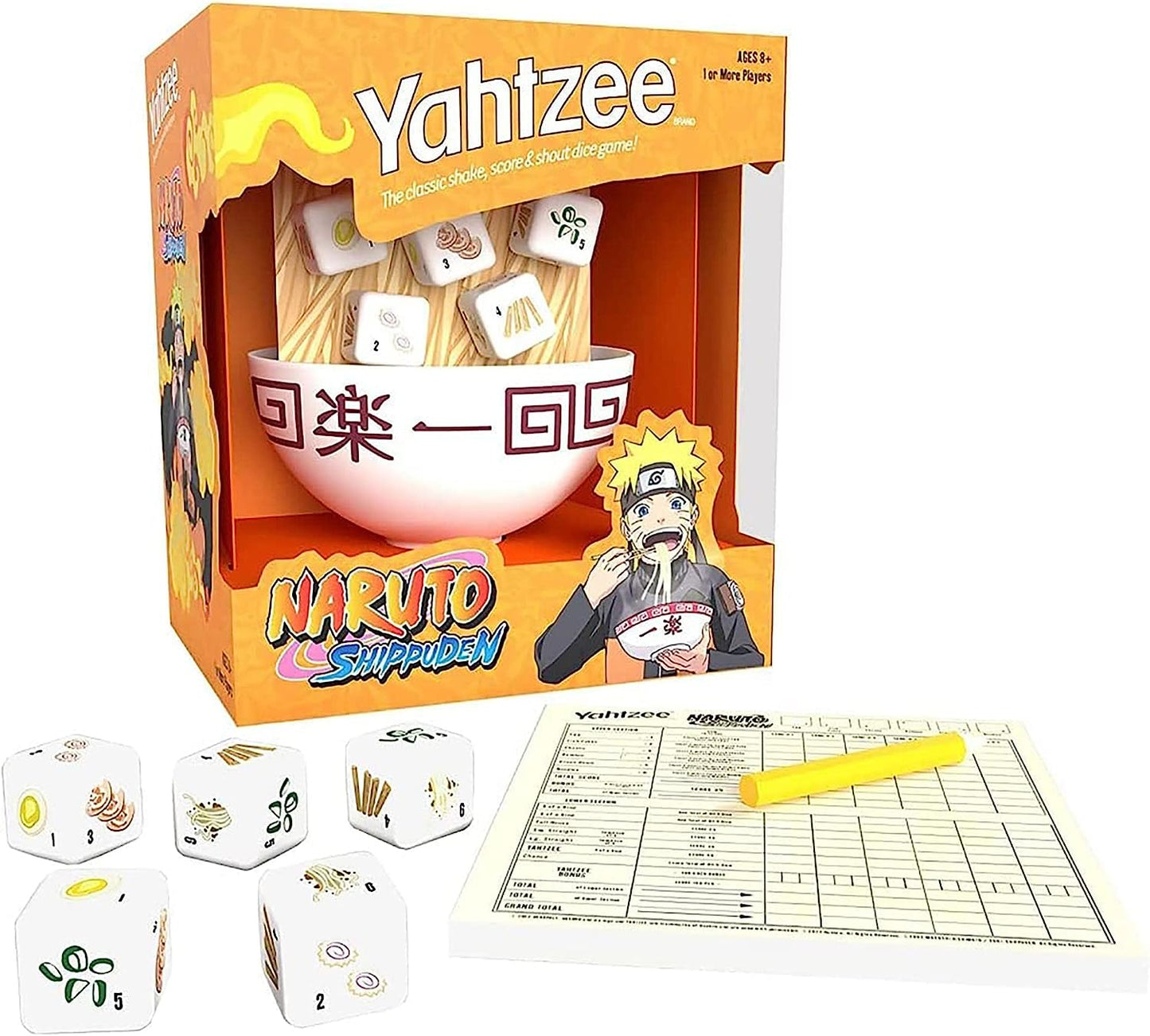 USAopoly Naruto Shippuden Yahtzee Dice Game