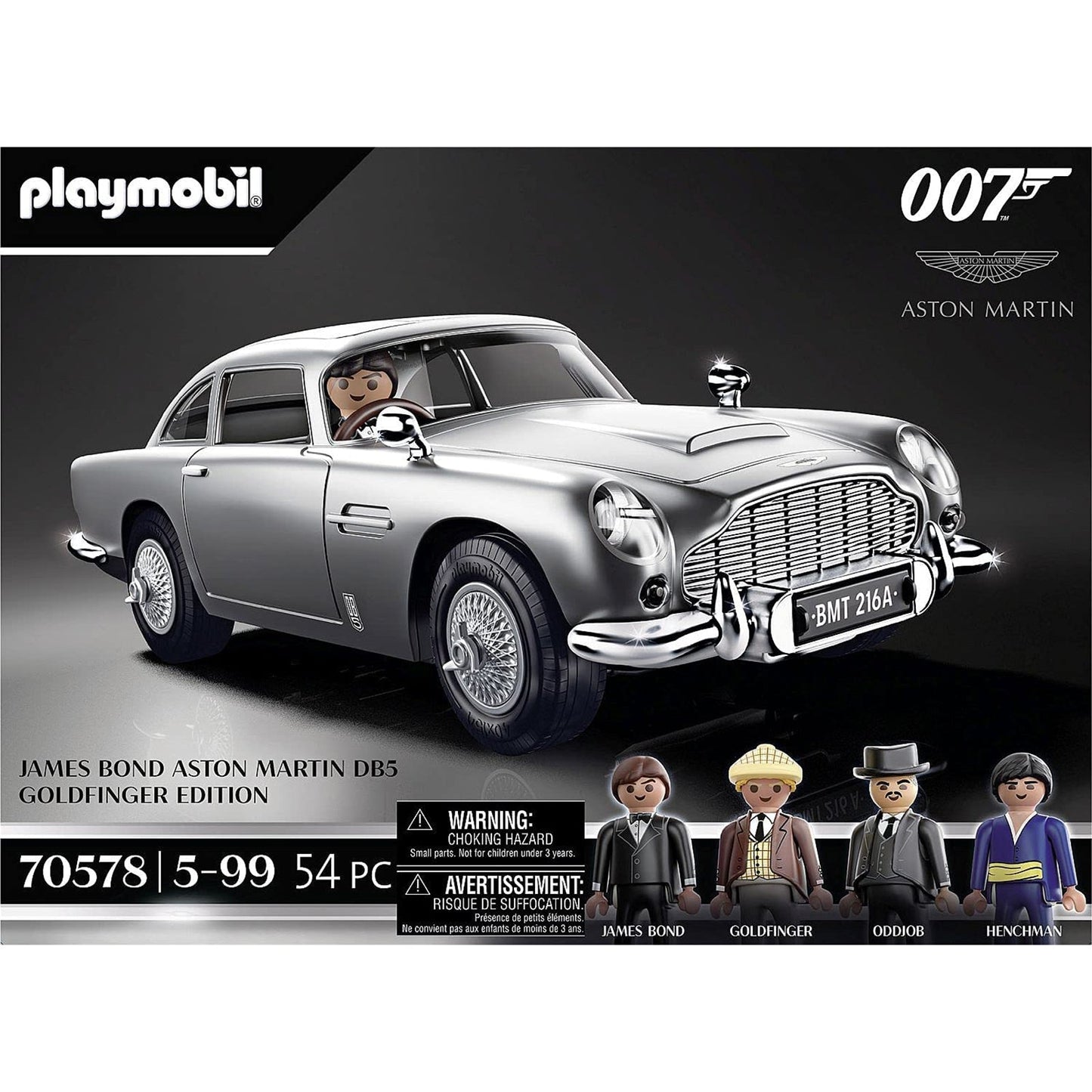 Playmobil James Bond Aston Martin DB5- Goldfinger Edition 70578