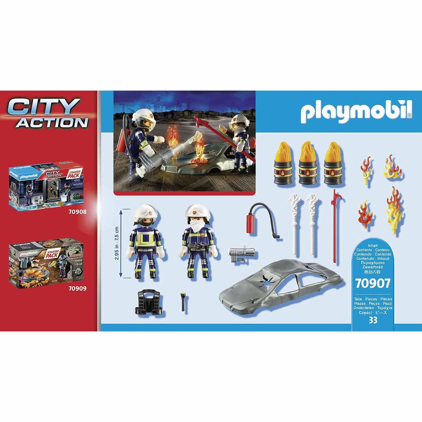 Playmobil City Action Fire Drill Building Set 70907