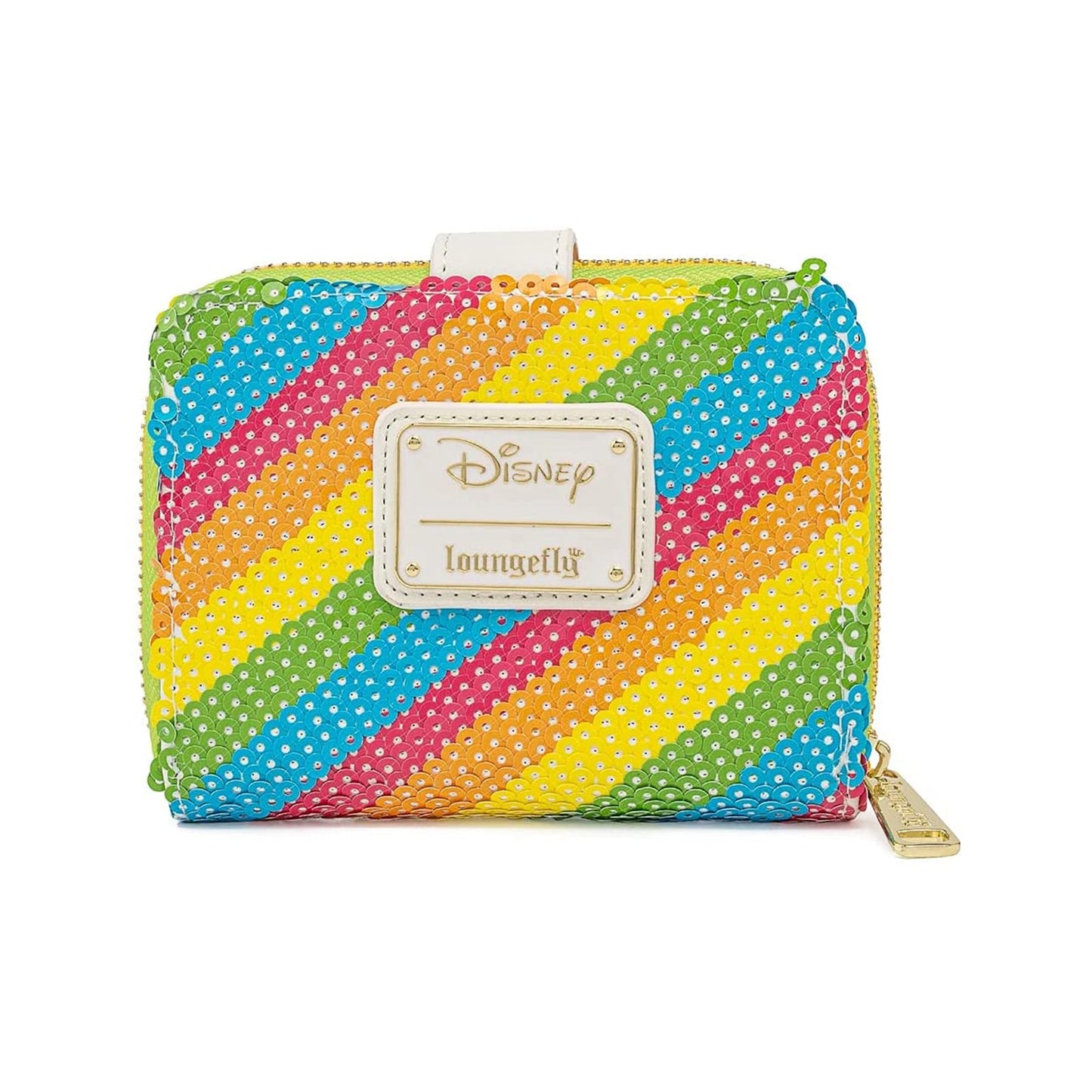 Loungefly Disney Sequin Rainbow Zip Around Wallet