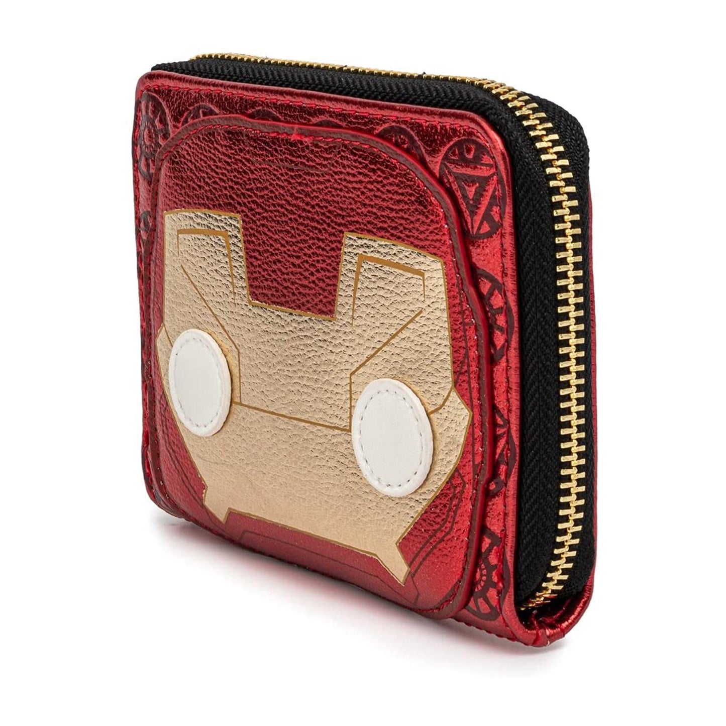 Loungefly Marvel Iron Man Pop Style Head Zip Around Wallet