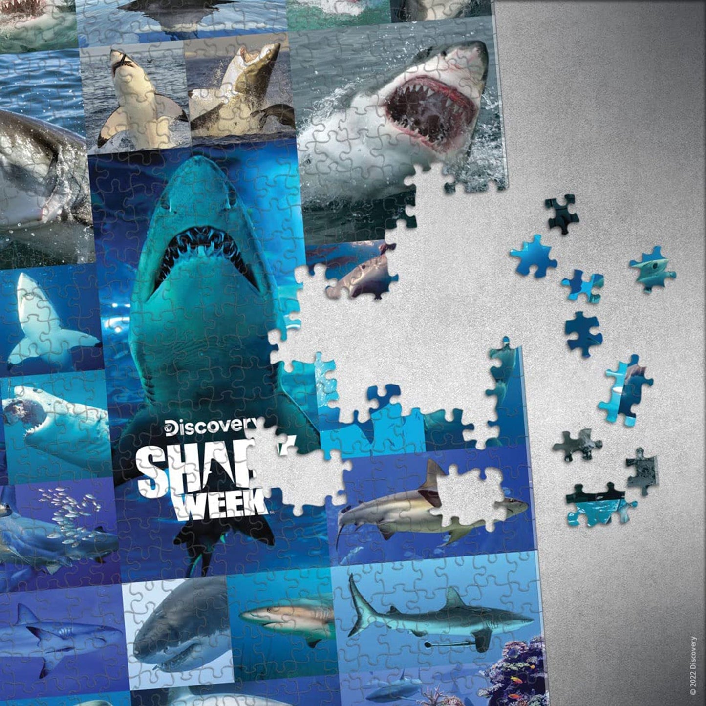 USAopoly Discovery Shark Week Shiver Of Shark 1000 Piece Puzzle