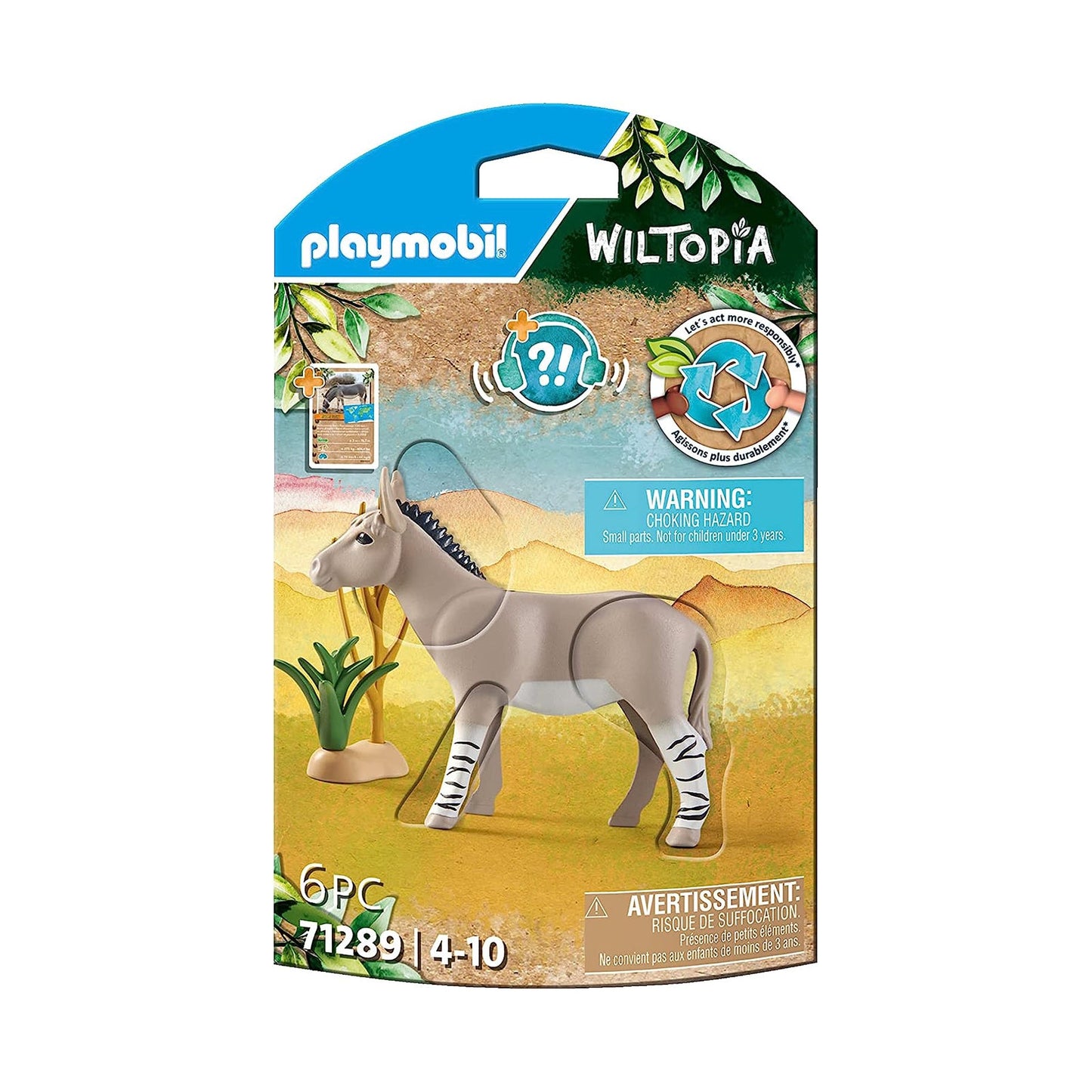 Playmobil Wiltopia African Wild Donkey Building Set 71289