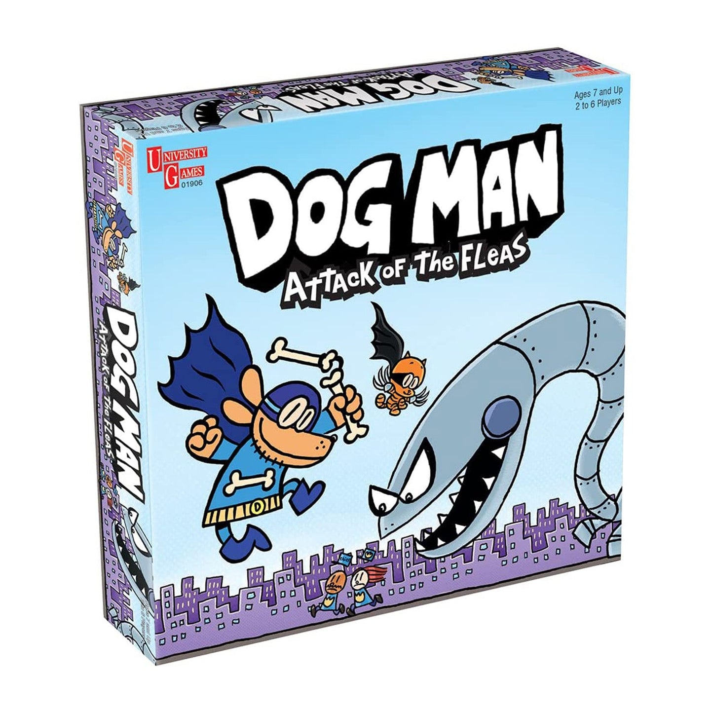 University Games Dog Man Attack of The Fleas Board Game