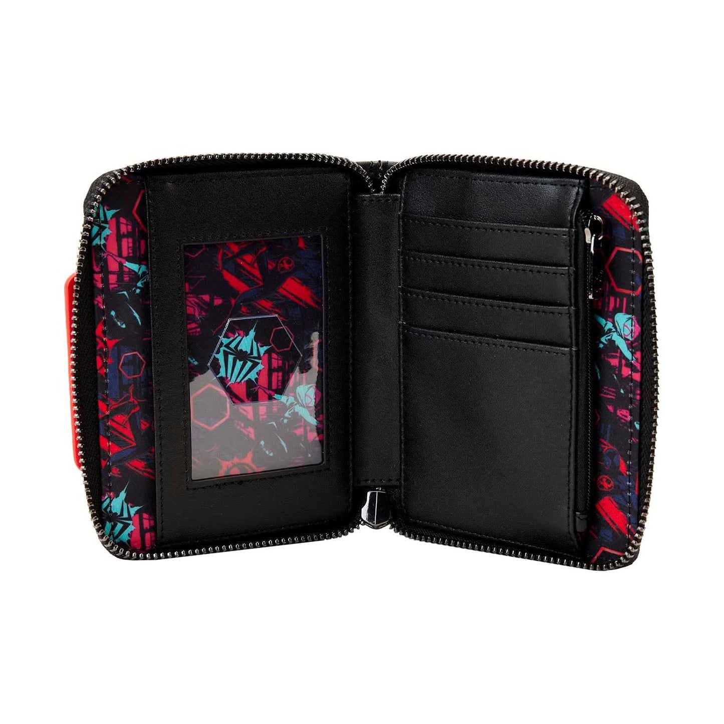 Loungefly Marvel Across The Spiderverse Lenticular Zip Around Wallet