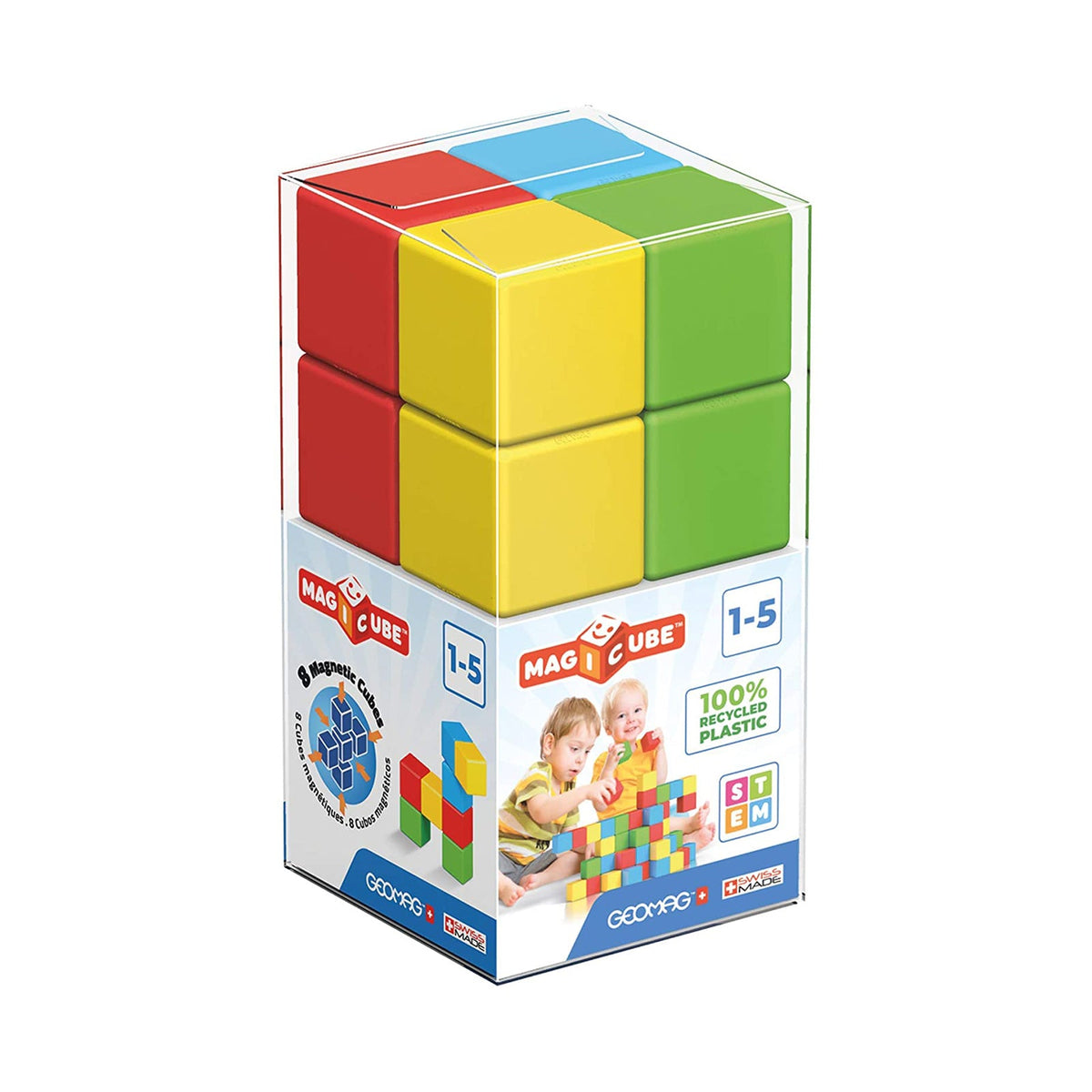 Geomag Green Magicube 8 Cubes Set