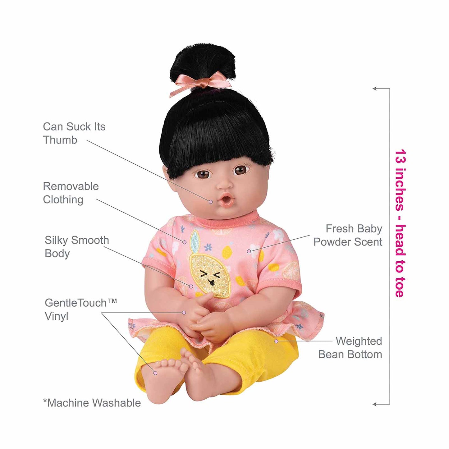 Adora Play Time Babies Bright Citrus Baby Doll