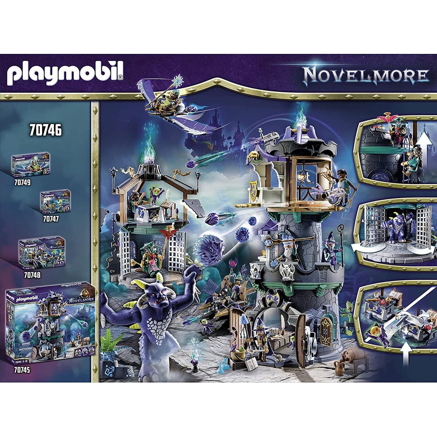 Playmobil Novelmore Violet Vale Demon Lair Building Set 70746