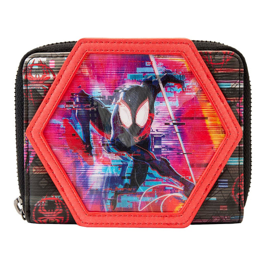 Loungefly Marvel Across The Spiderverse Lenticular Zip Around Wallet