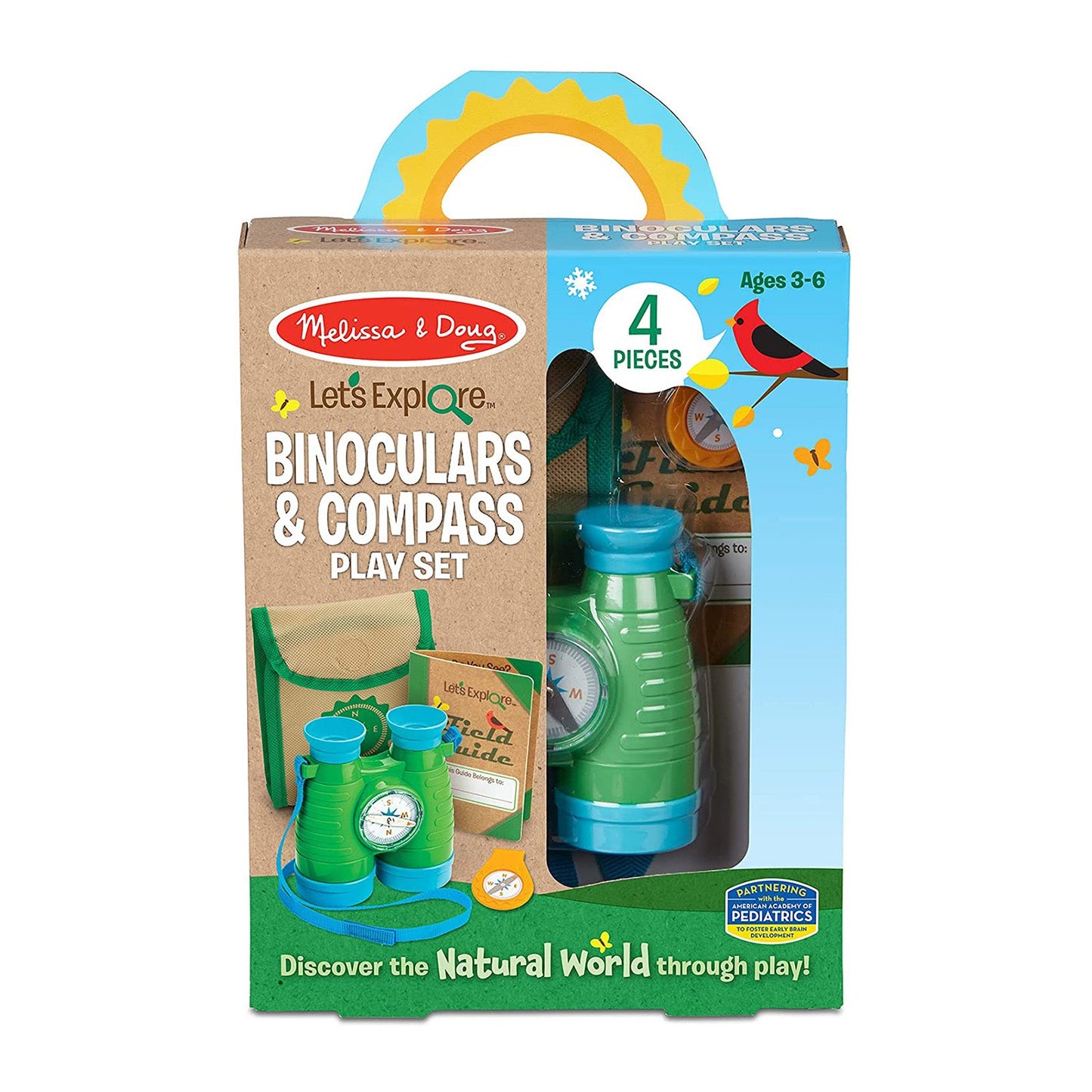 Melissa And Doug Let's Explore Binoculars And Compass Play Set