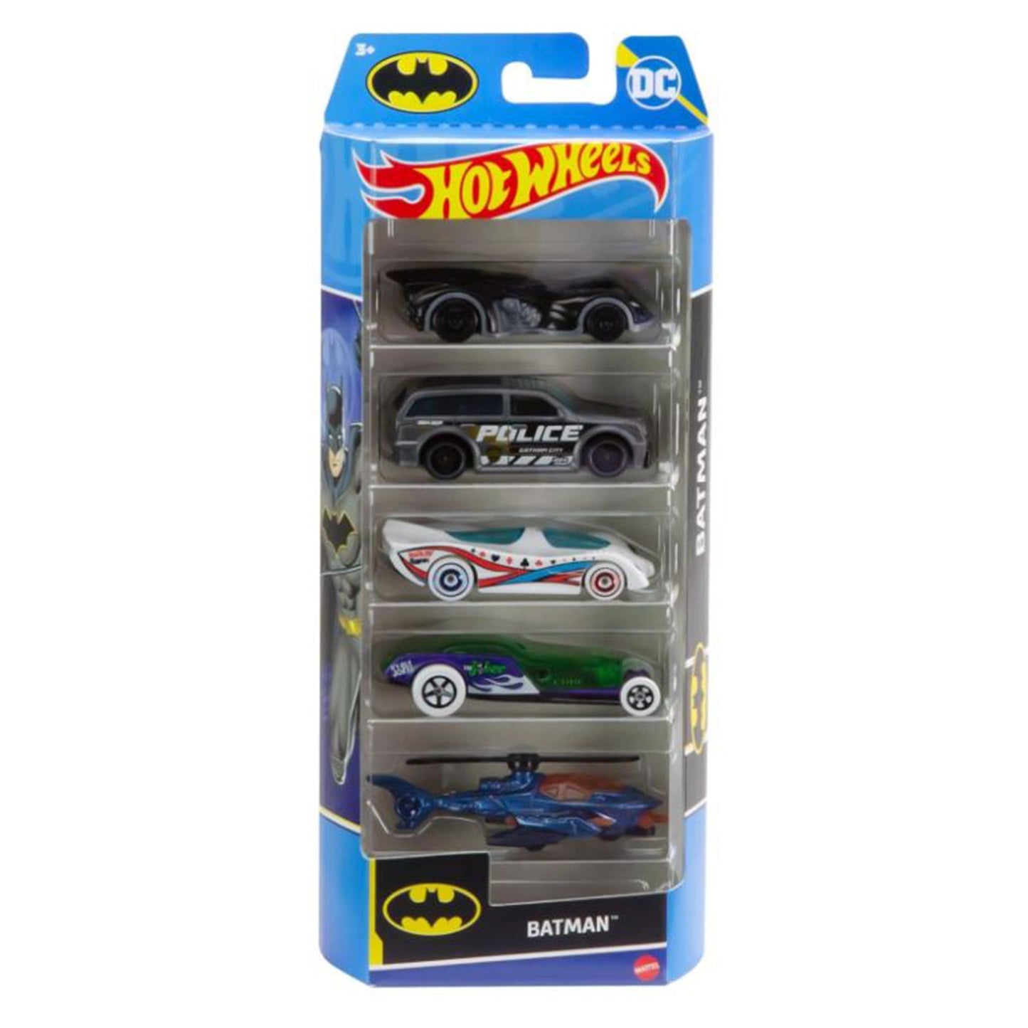 Mattel Hot Wheels Batman 5 Vehicle Set