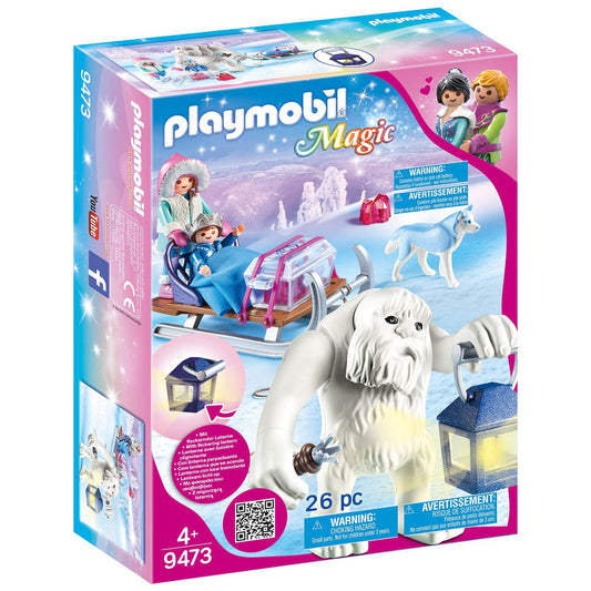 Playmobil Magic Yeti With Sleigh Building Set 9473