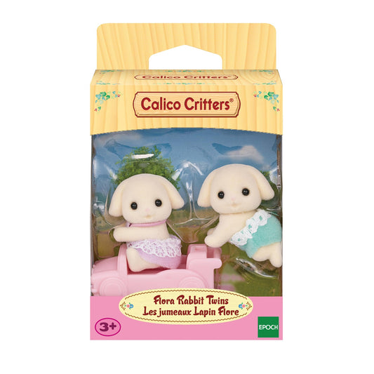 Calico Critters Flora Rabbit Twins Figure Set CC2160