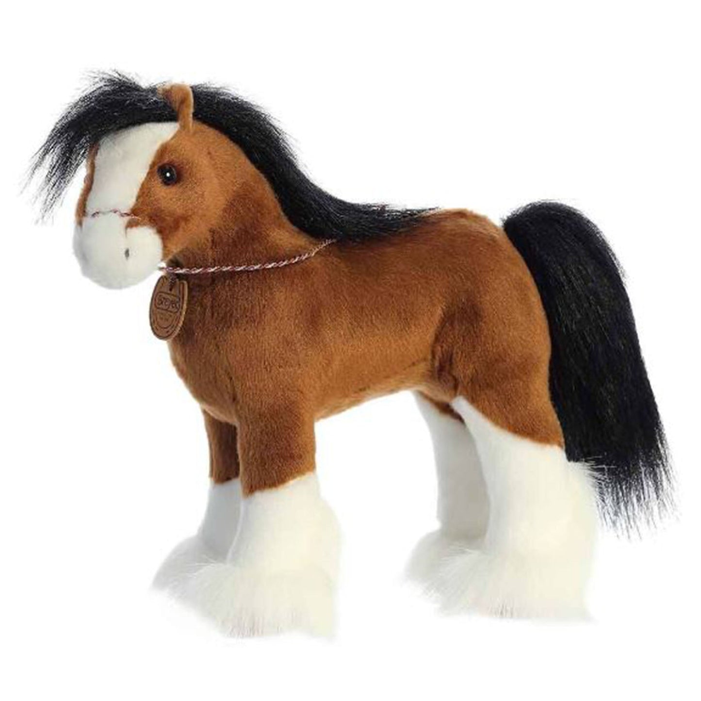 Aurora Breyer Showstoppers Clydesdale Horse 13 Inch Plush Figure