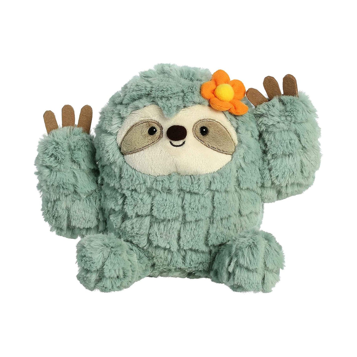 Aurora Cactus Sloth 7 Inch Plush Figure