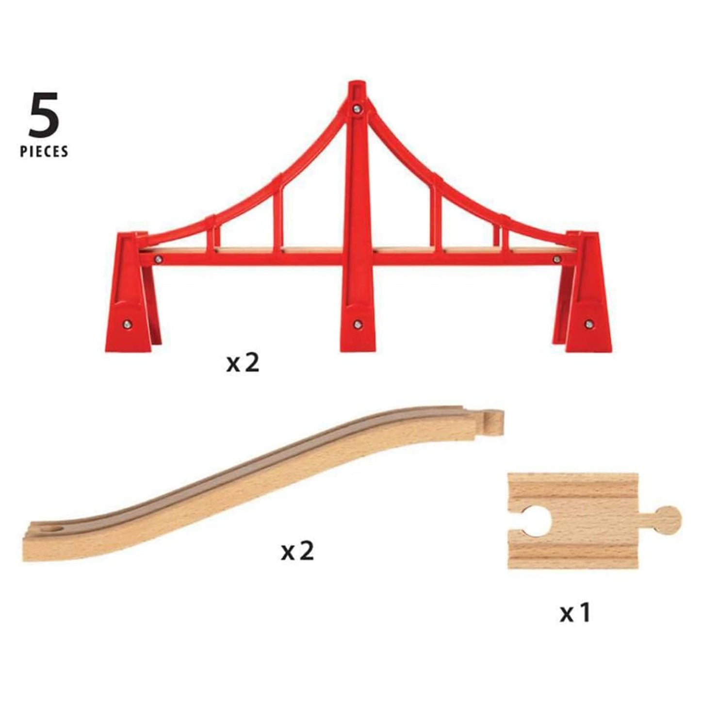 Brio World Double Suspension Bridge Set